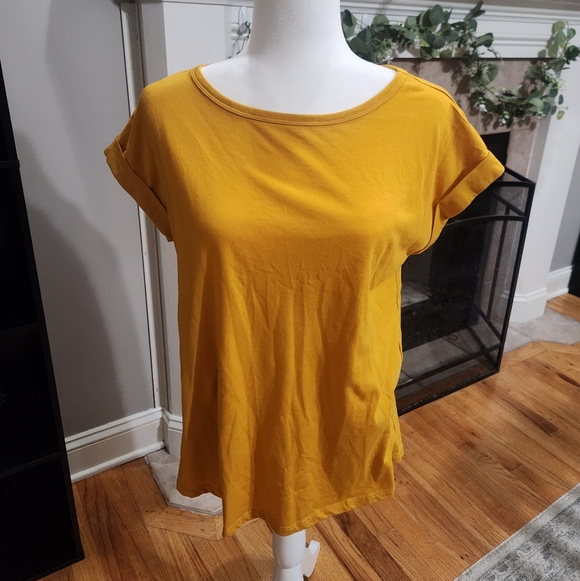 Cato Tops - Womens Mustard Tee